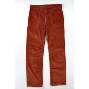 Patagonia Womens Grand Pitch Wide Leg Cords Size 30 Rust Red 55990